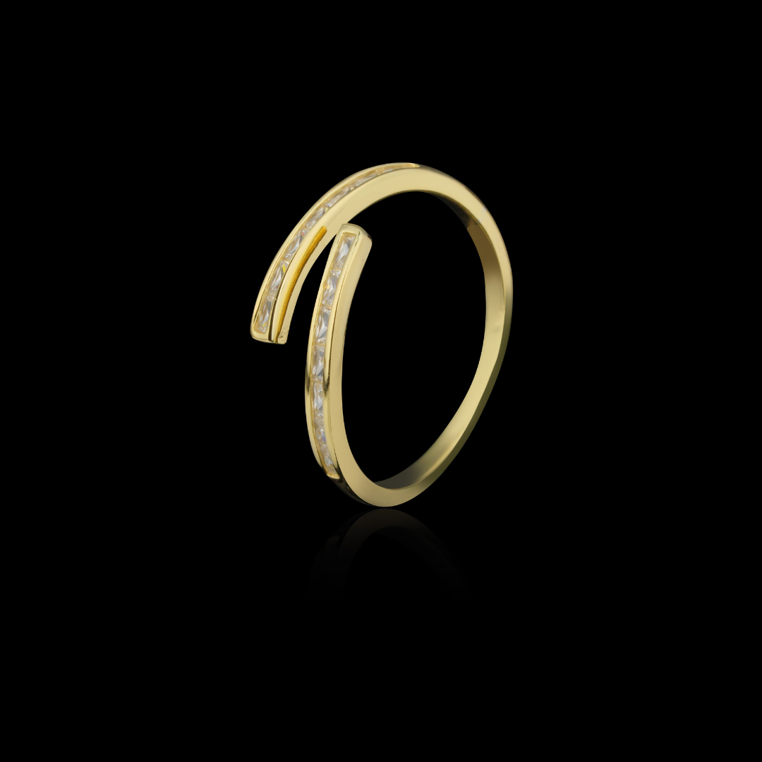 Gold Open Band Ring