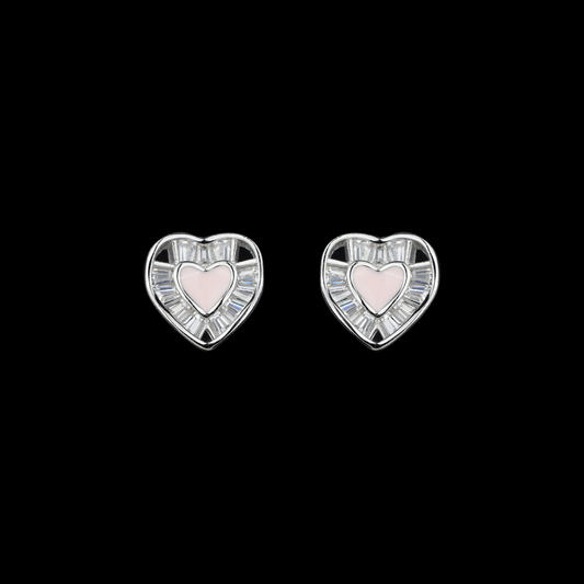 Heart Virtual Hug Studs