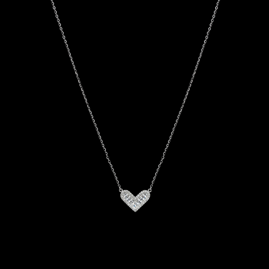 Diamond Heart Shaped Pendant