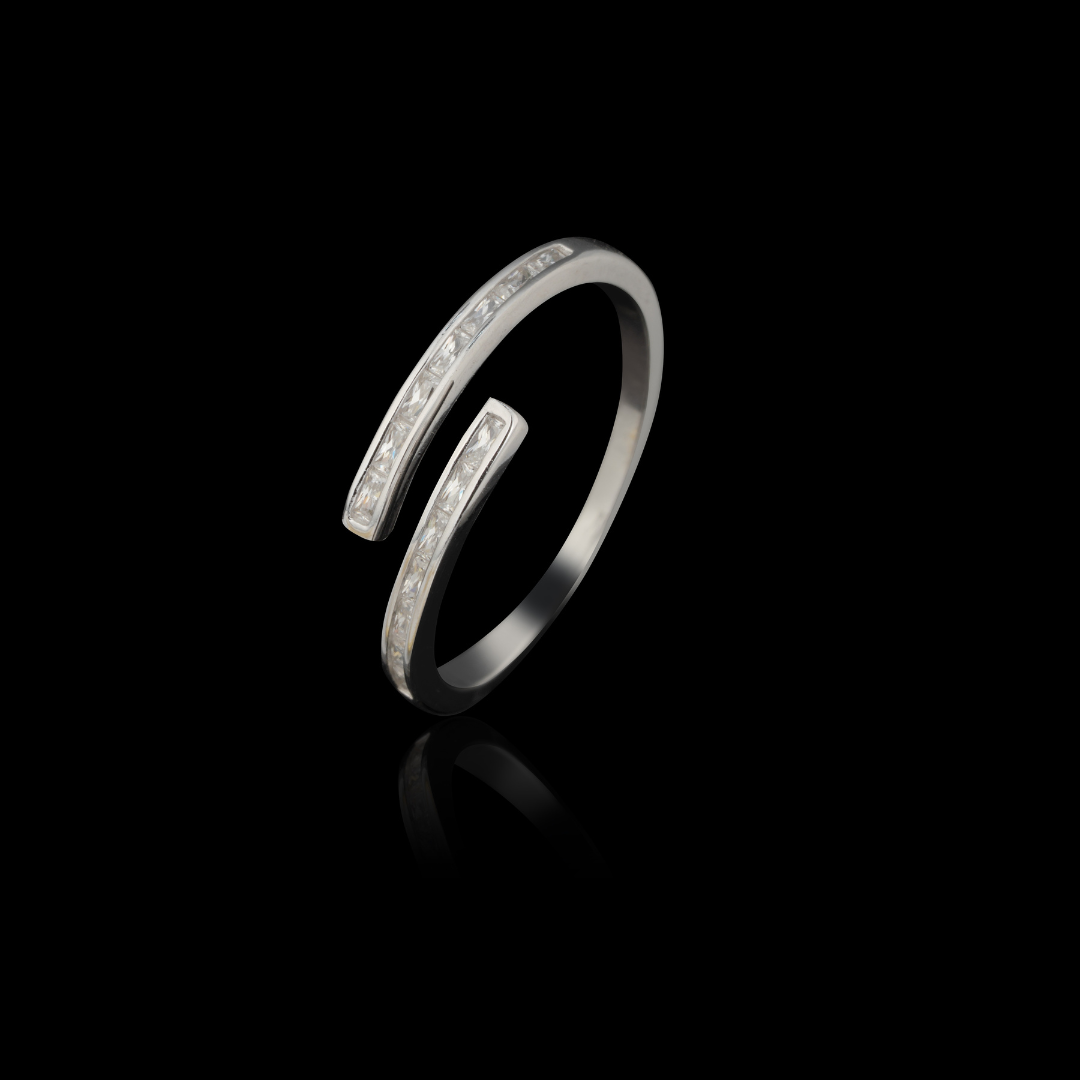 Silver Open Band Ring