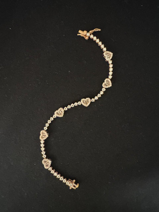 THE LOVE LINE TENNIS BRACELET